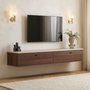 Nordure Ligne 160 - Travertino, Milano Walnut